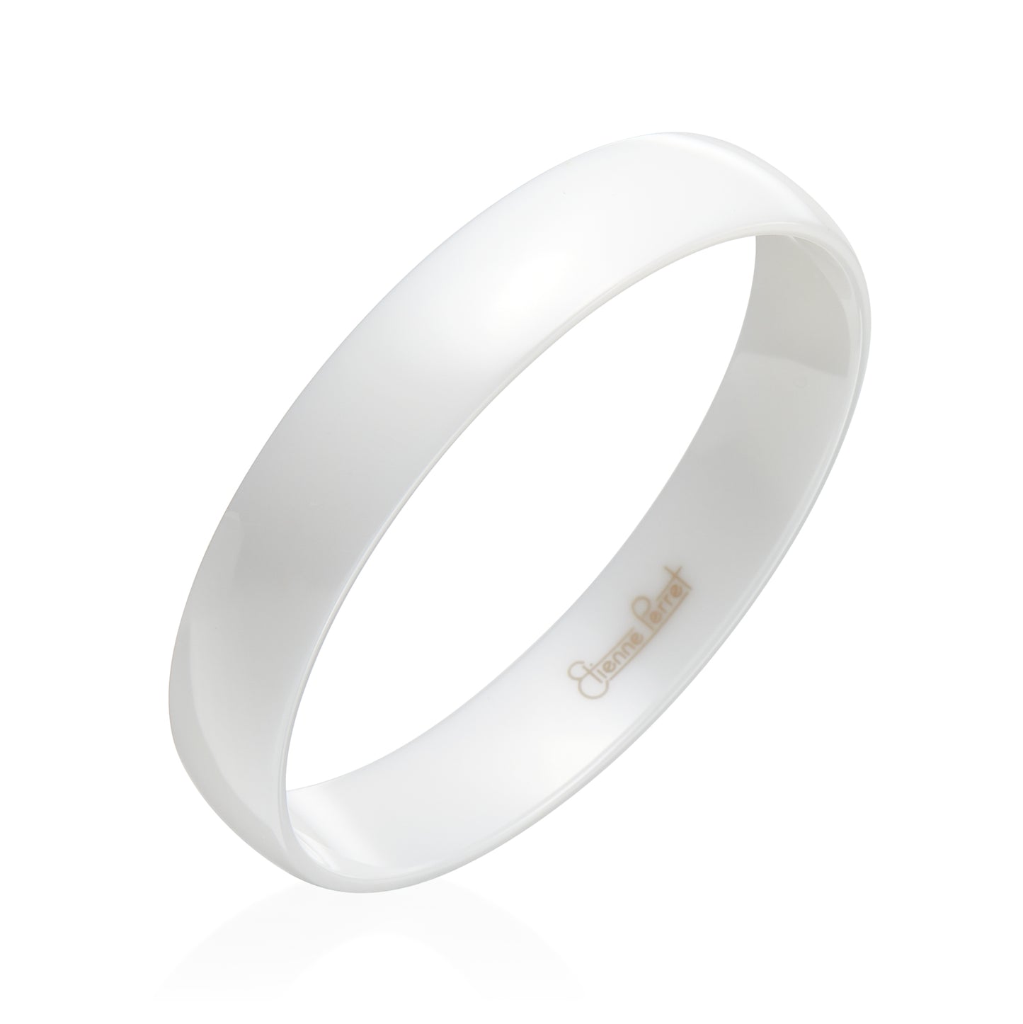 Gem Ceramic Round Bangle 12mm