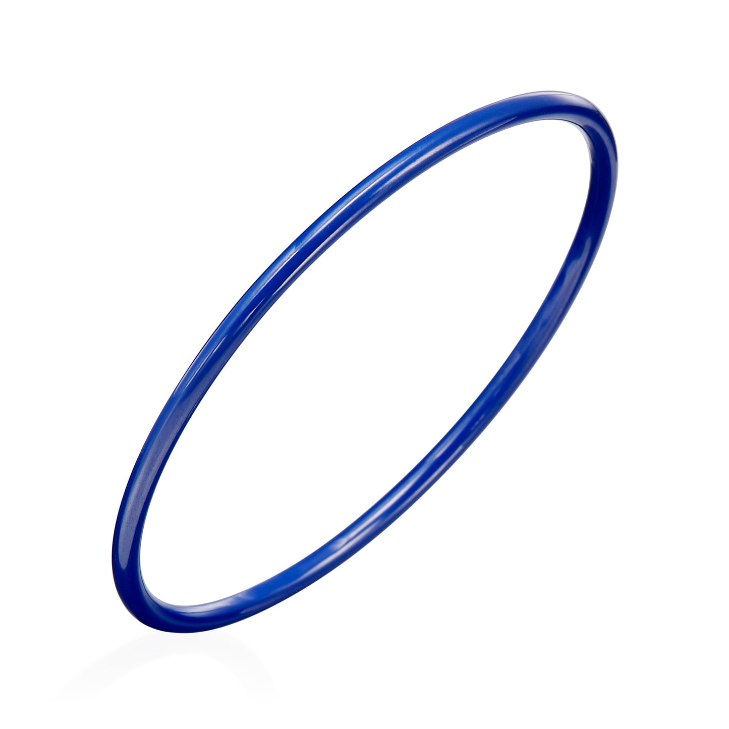 Gem Ceramic Round Bangle 3mm
