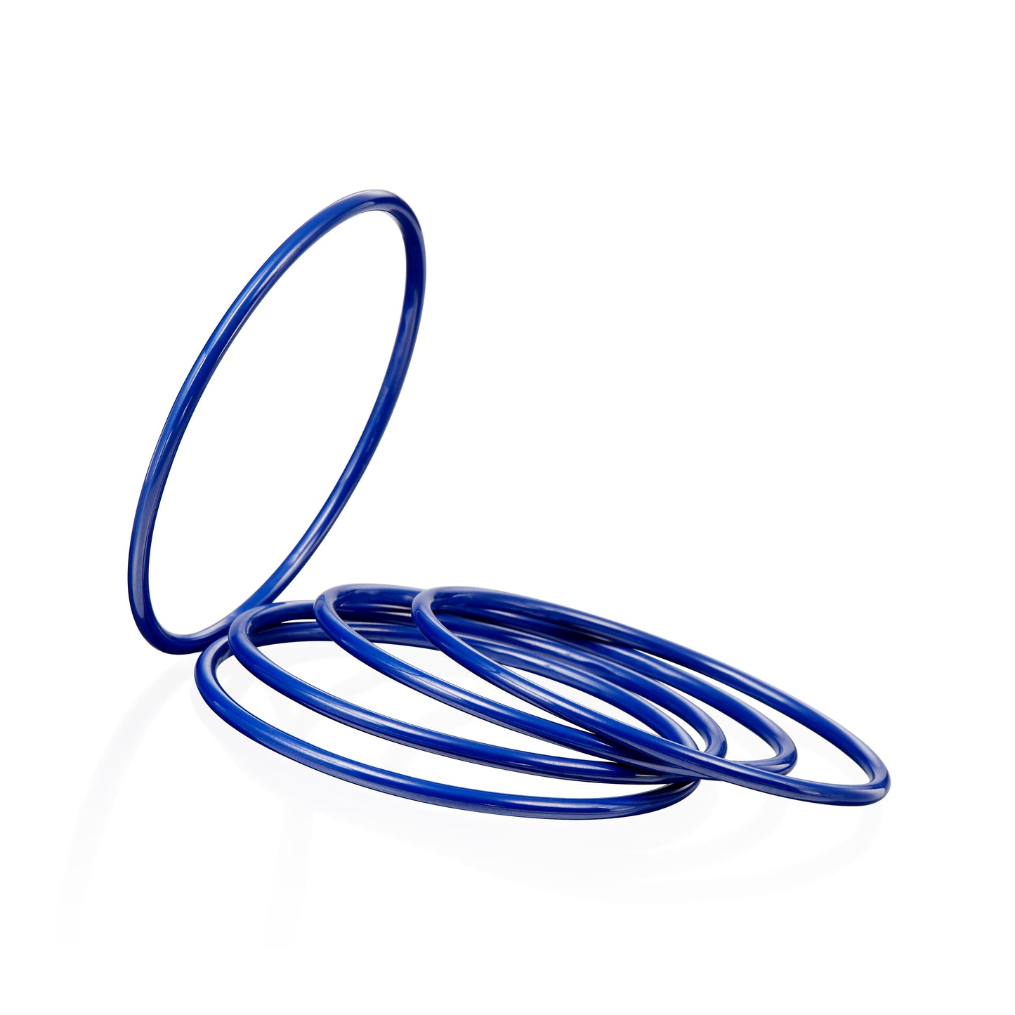 Gem Ceramic Round Bangle 3mm