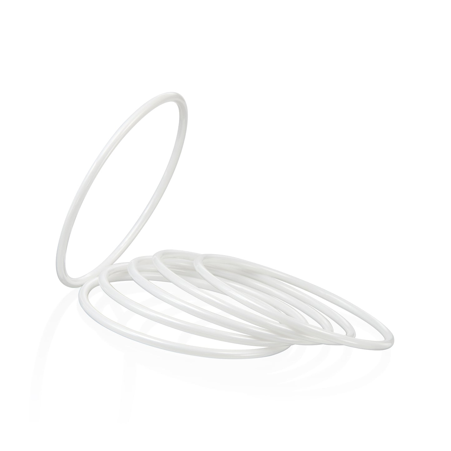 Gem Ceramic Round Bangle 3mm