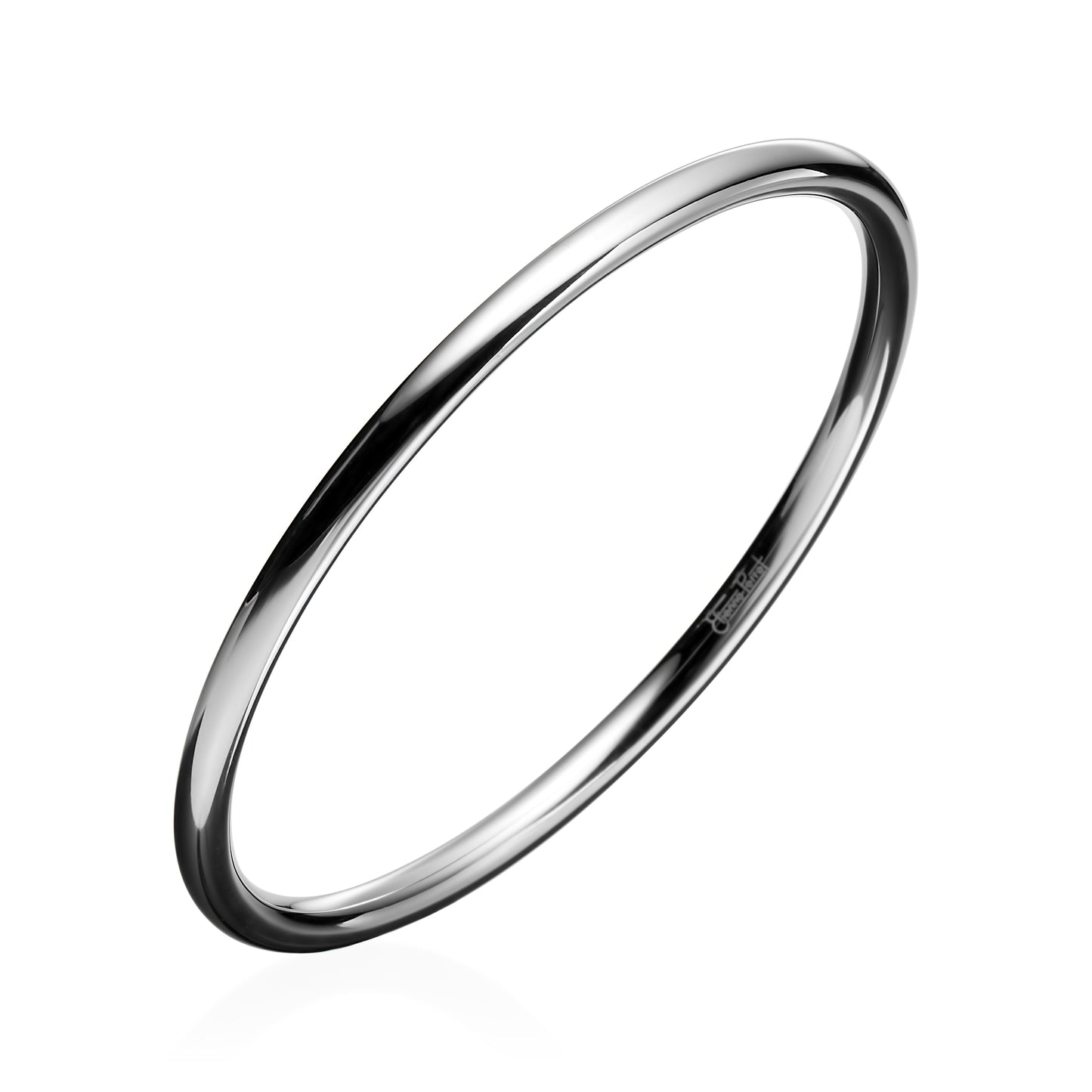 Gem Ceramic Round Bangle 5mm