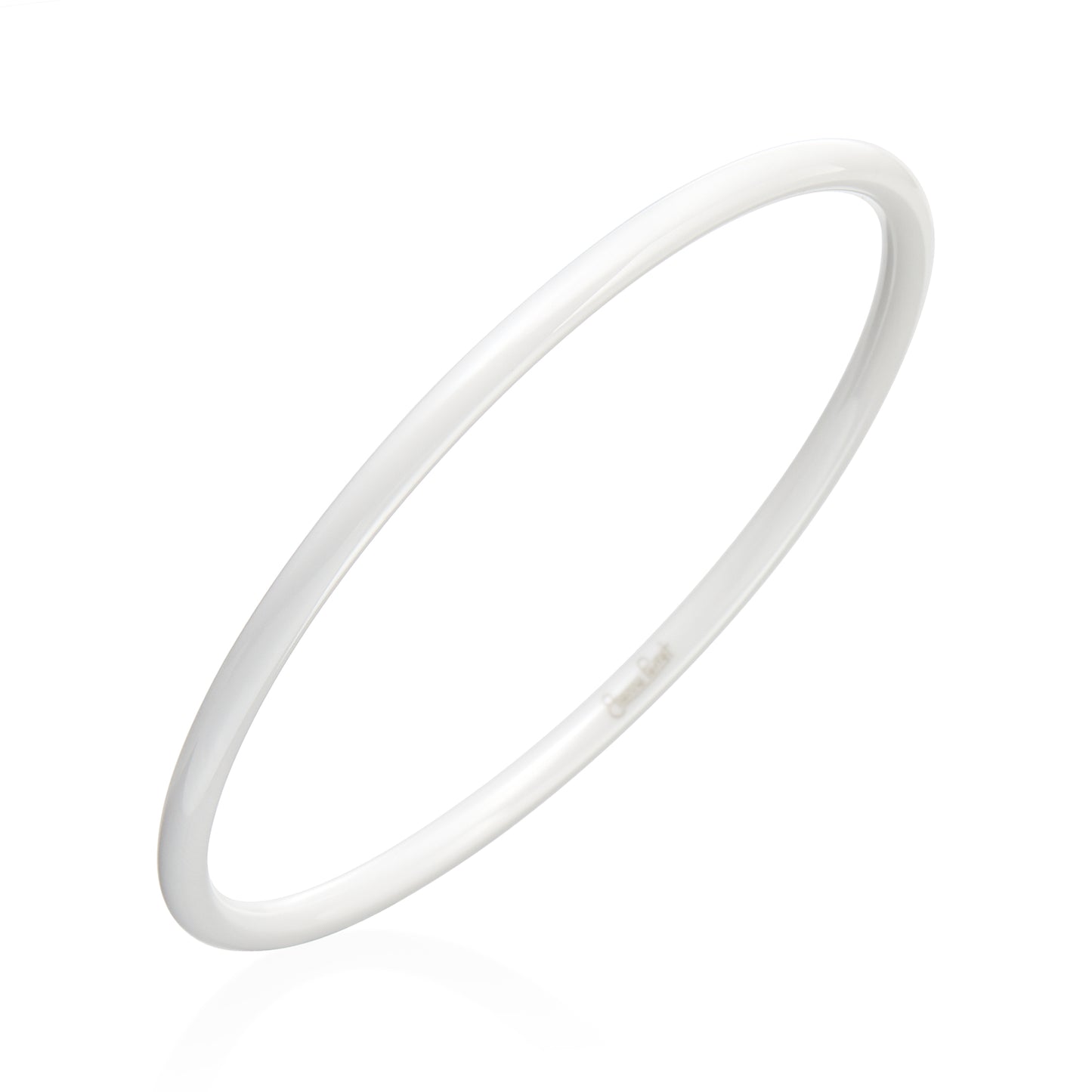 Gem Ceramic Round Bangle 5mm