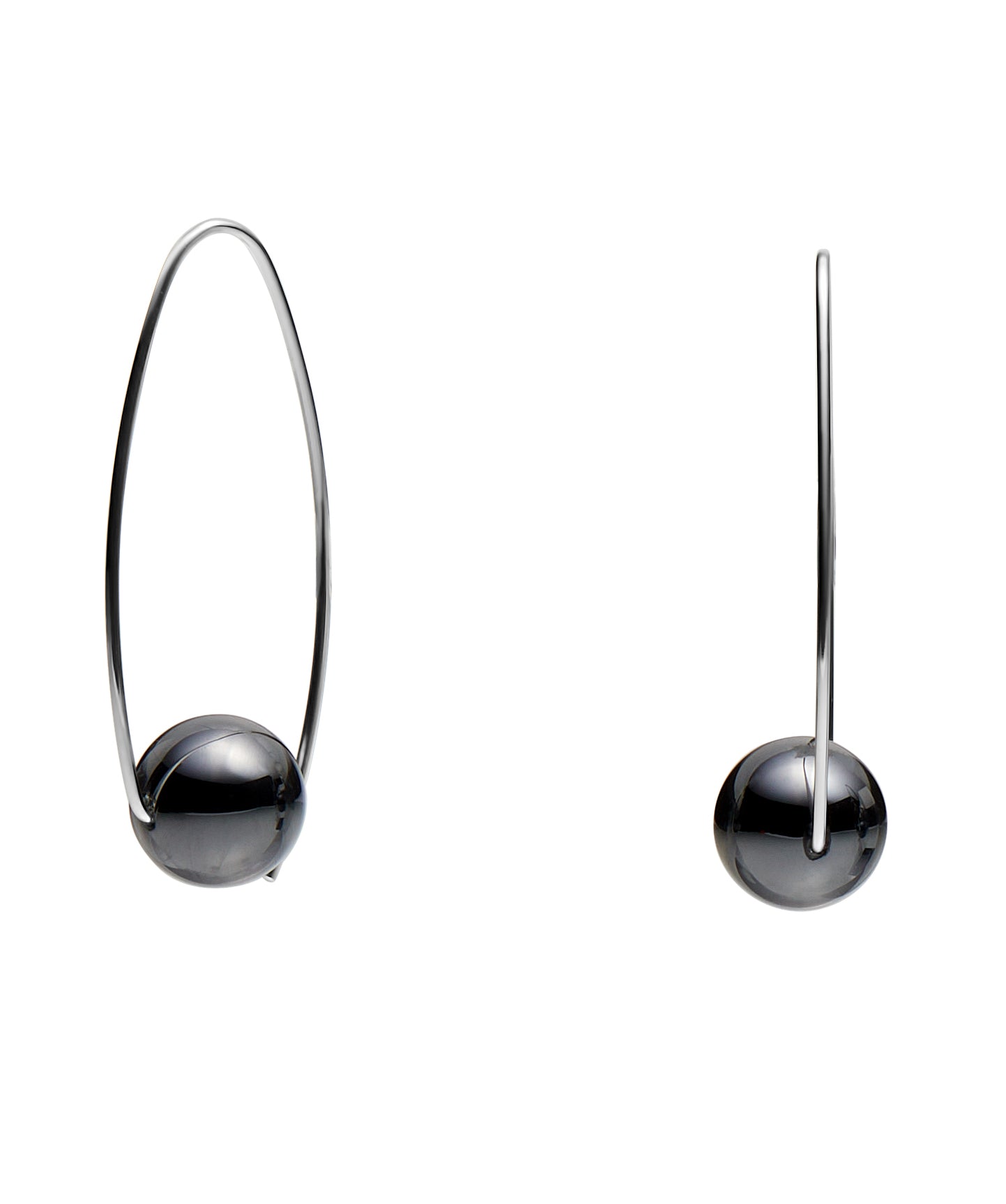 Ceramic Sphere Drop Earring