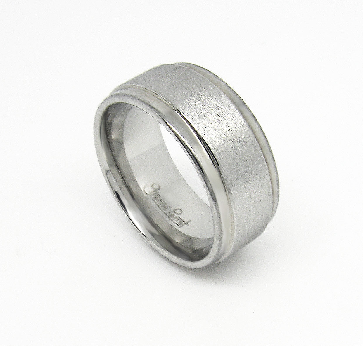 Cobalt Chrome Gem Ceramic Step Band 10mm