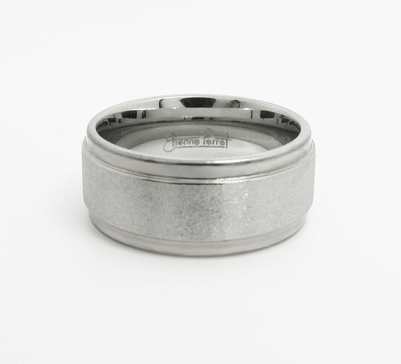 Cobalt Chrome Gem Ceramic Step Band 10mm
