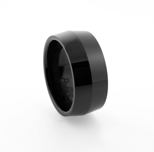 Black Gem Ceramic Peak Band 10mm