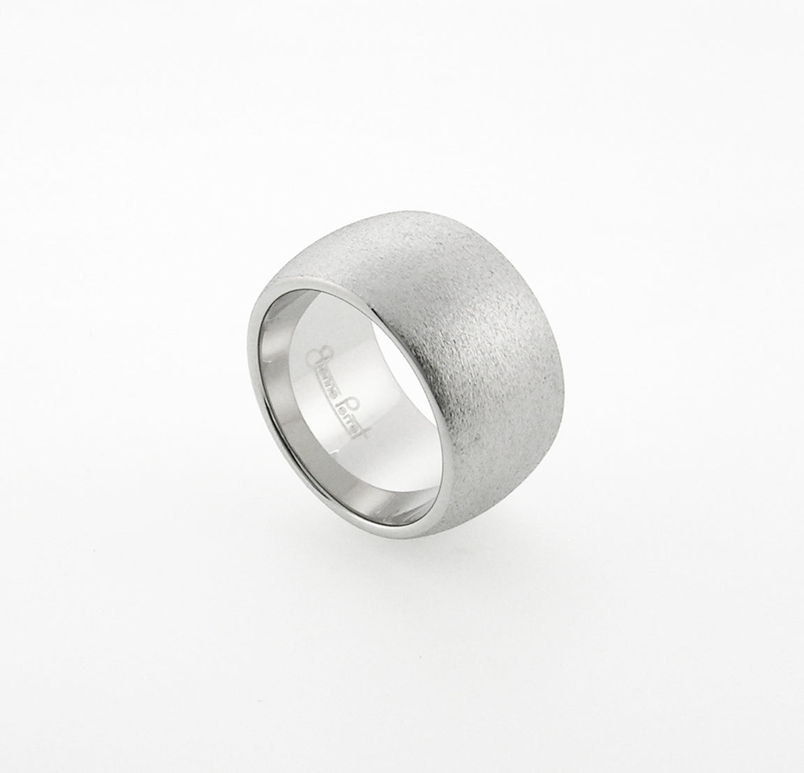 Chrome Gem Ceramic Dome Band 12mm