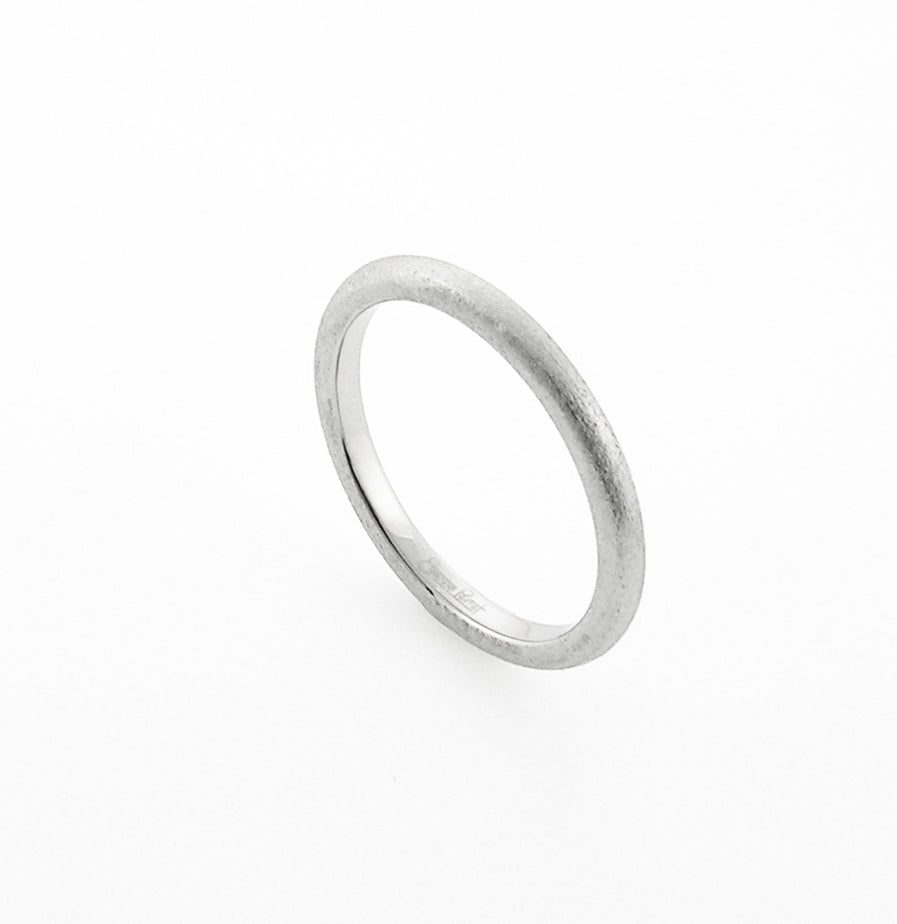 Chrome Gem Ceramic Dome Band 2mm