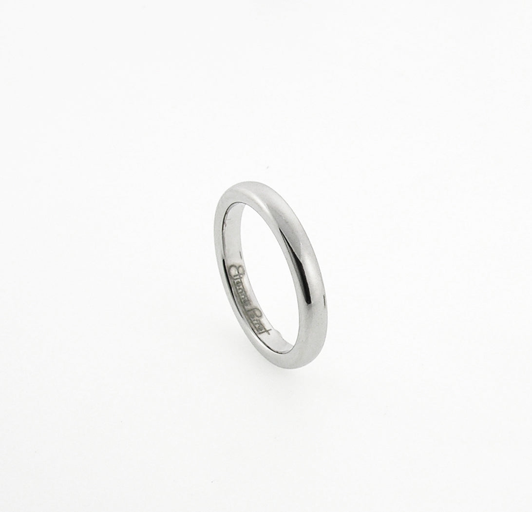 Chrome Gem Ceramic Dome Band 3mm