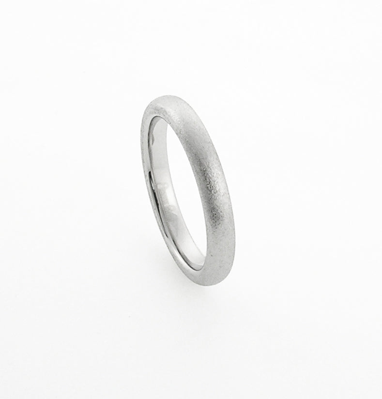 Chrome Gem Ceramic Dome Band 3mm