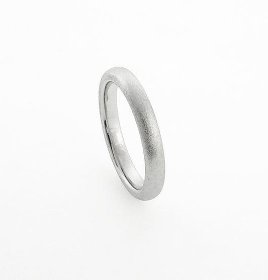 Chrome Gem Ceramic Dome Band 3mm
