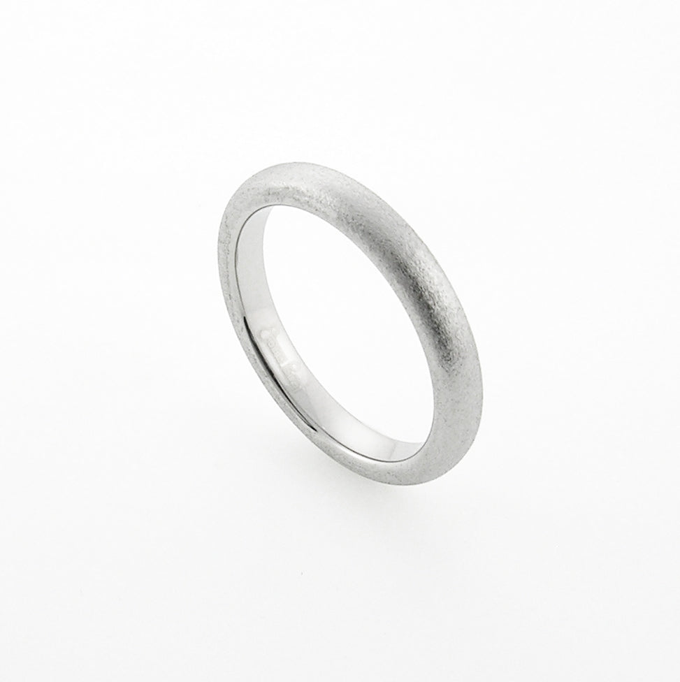 Chrome Gem Ceramic Dome Band 3mm