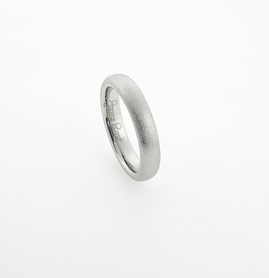 Chrome Gem Ceramic Dome Band 4mm