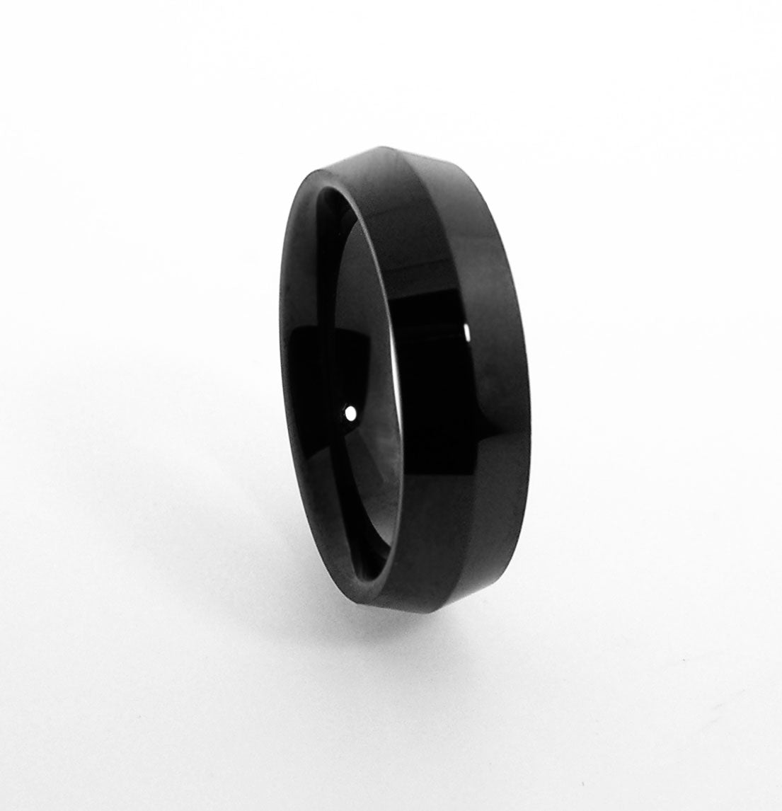 Black Gem Ceramic Peak Band 6mm