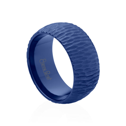 Blue Gem Ceramic Bark Band 10mm