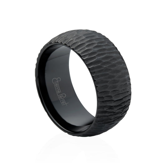 Black Gem Ceramic Bark Band 10mm