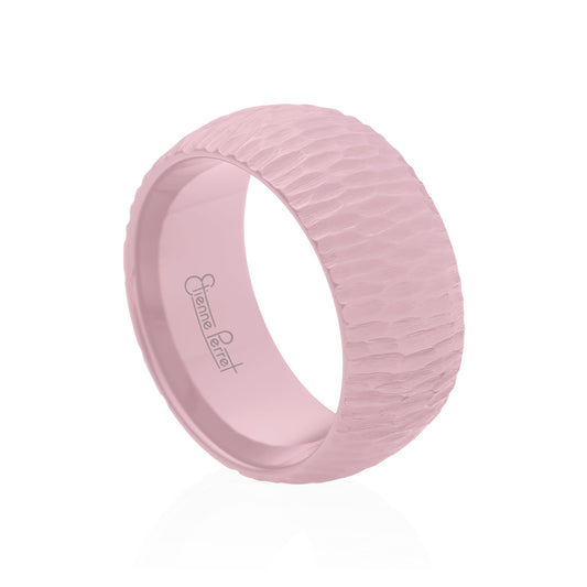 Pink Gem Ceramic Bark Band 10mm