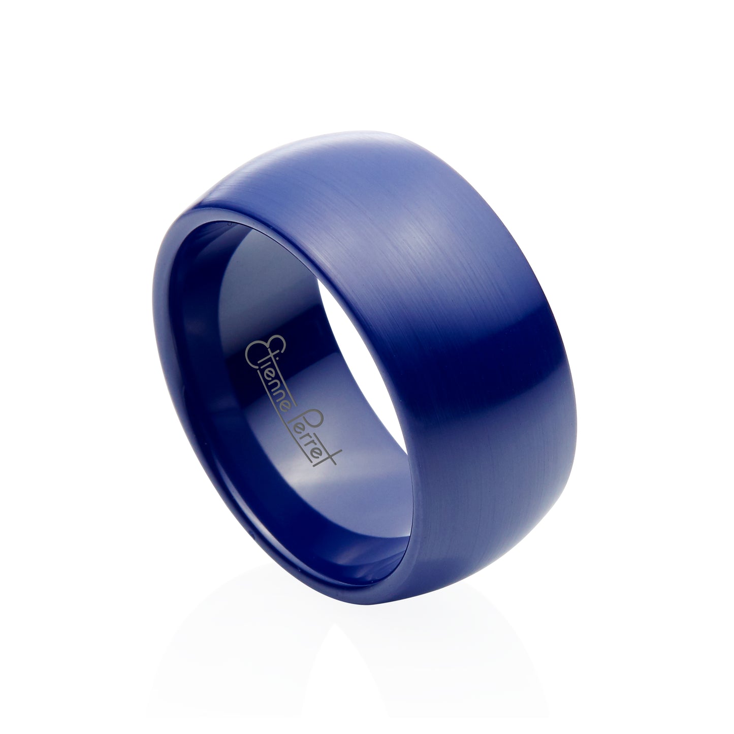 Blue Gem Ceramic Dome Band 10mm