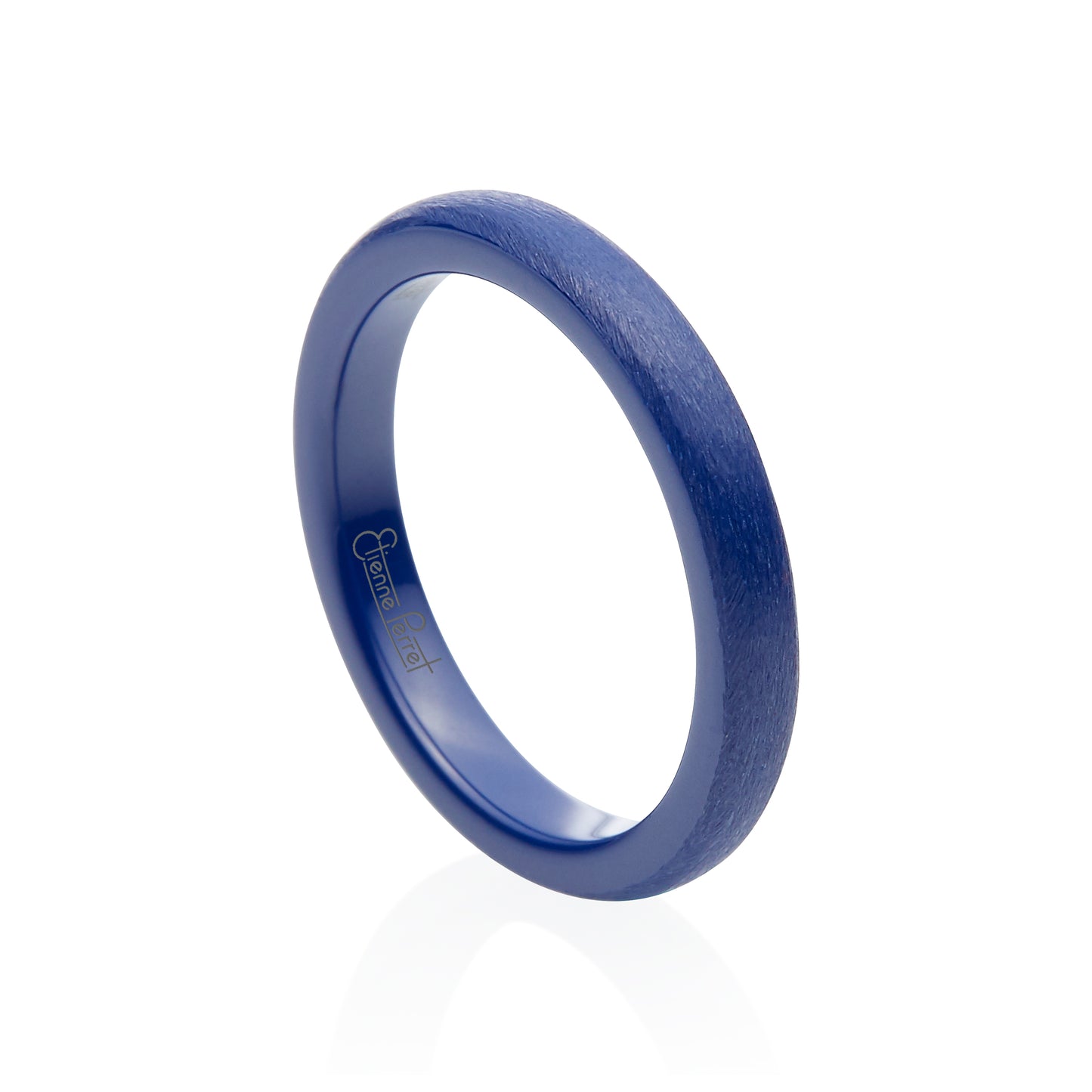 Blue Gem Ceramic Dome Band 3mm