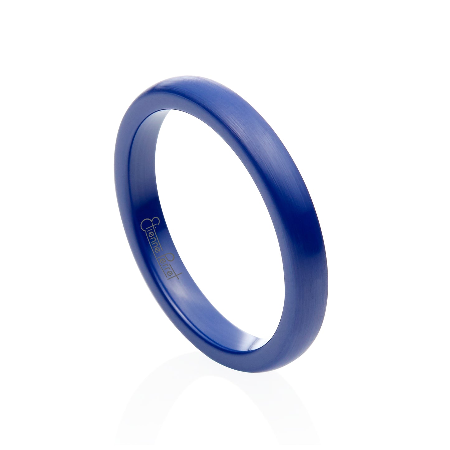 Blue Gem Ceramic Dome Band 3mm
