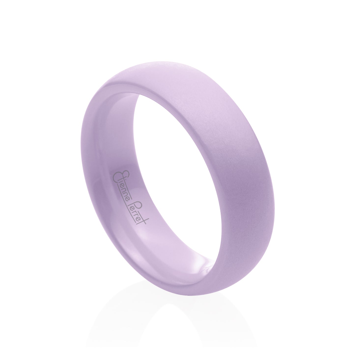 Lavender Gem Ceramic Dome Band 5mm