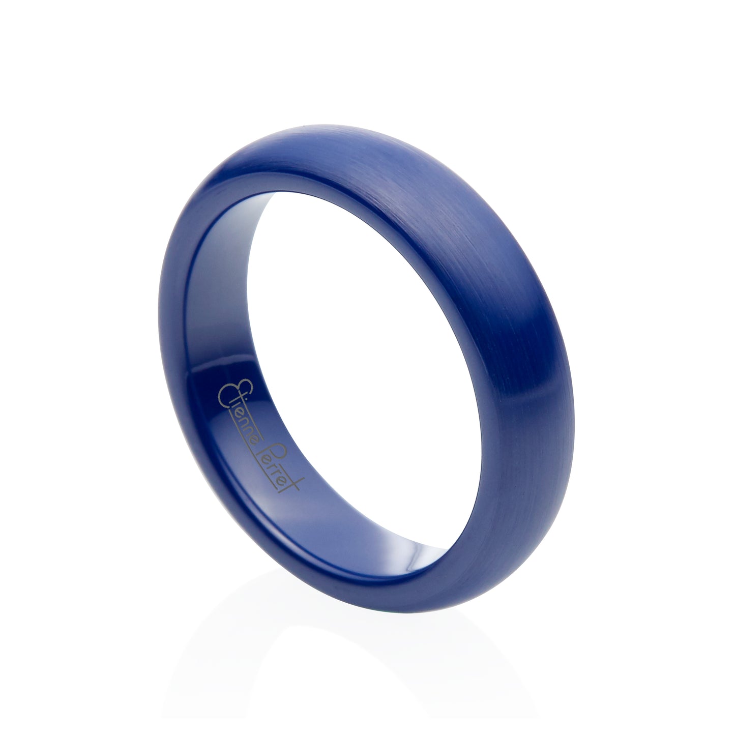 Blue Gem Ceramic Dome Band 5mm