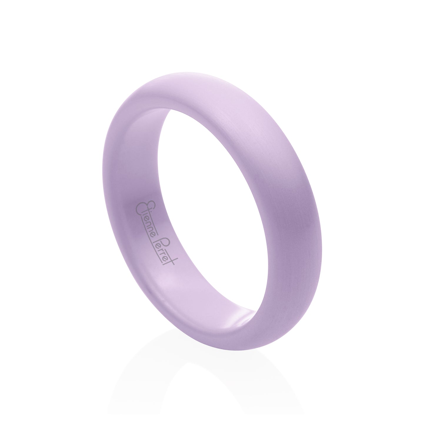 Lavender Gem Ceramic Dome Band 5mm