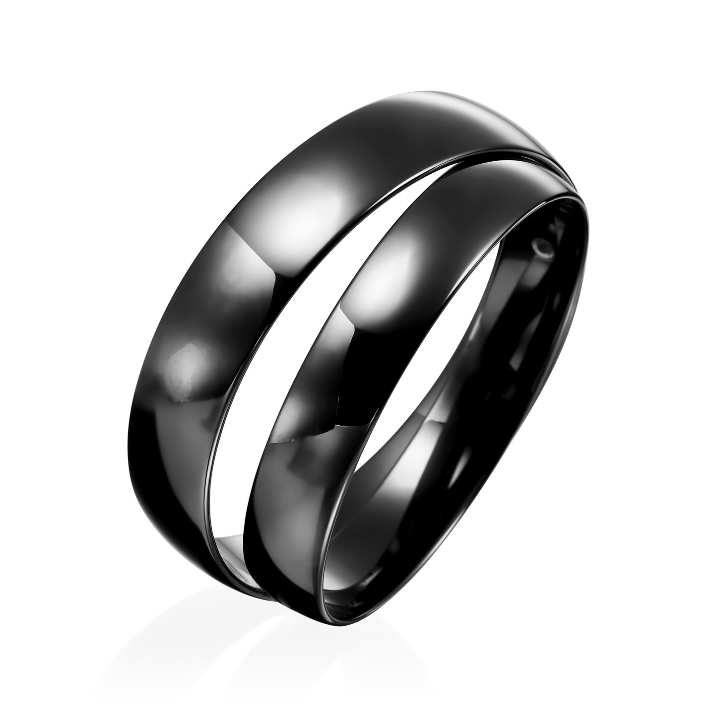 Gem Ceramic Round Bangle 12mm