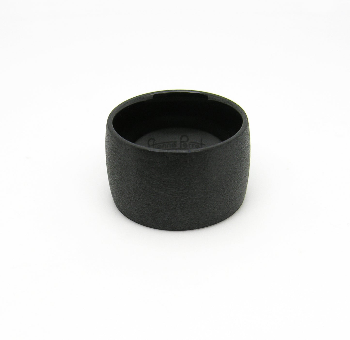 Black Gem Ceramic Dome Band 14mm