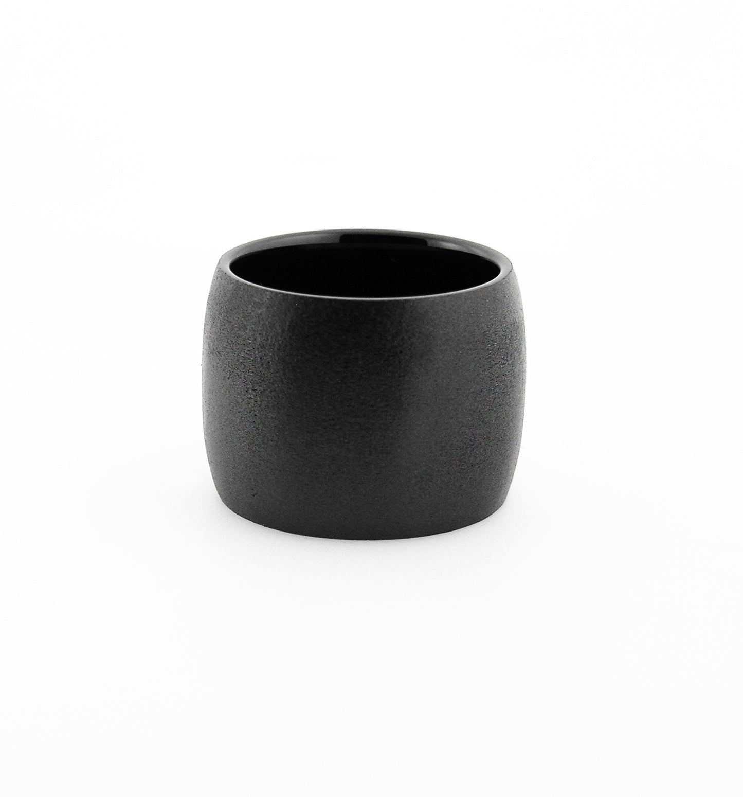 Black Gem Ceramic Dome Band 16mm